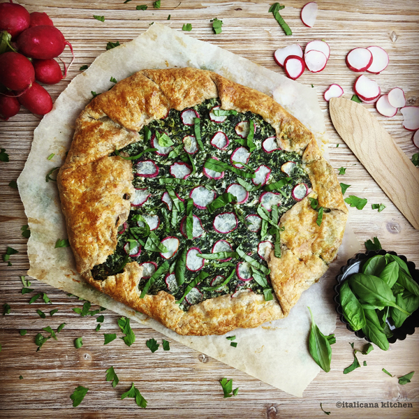 Rustic-Spinach-and-Radish-Pie-5