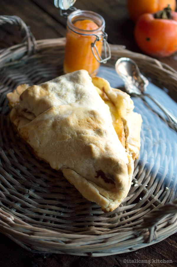 Baked-Brie-with-Persimmon-Puree-and-Walnuts-3
