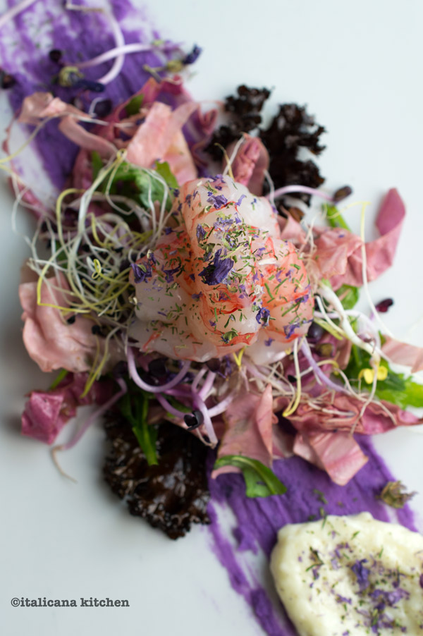 Purple-Potato-Pure-with-Red-Shrimp-Salad-2
