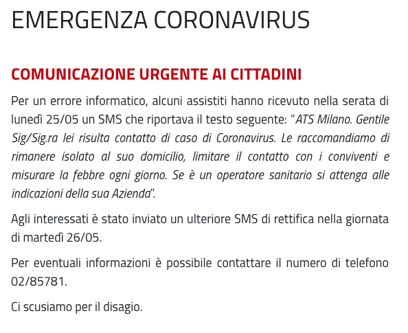 Comunicazione ats milano