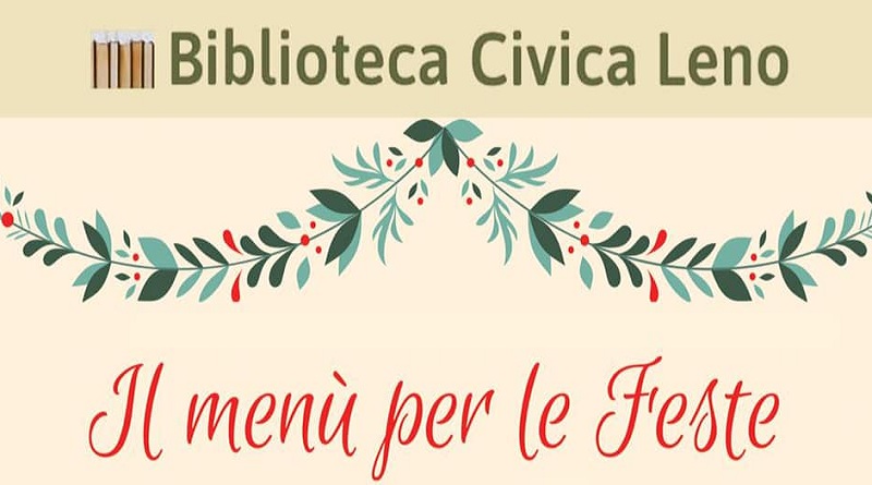 Il menù per le Feste