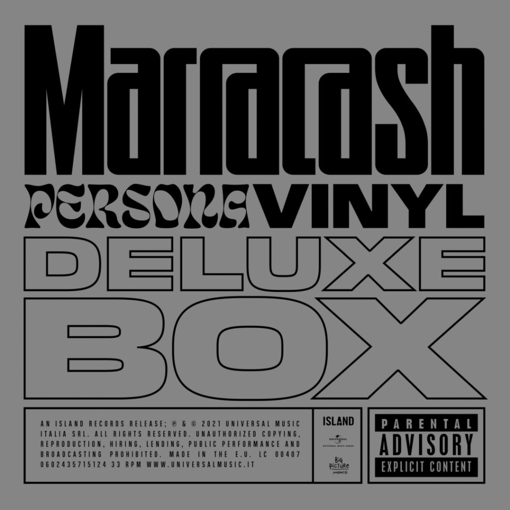 Marracash annuncia il nuovo cofanetto Persona - Vinyl Deluxe Box