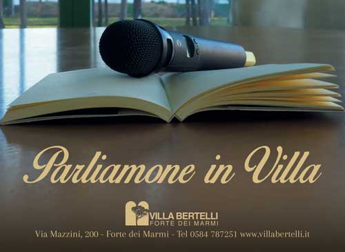 Parliamone in Villa tornano i talk show a Villa Bertelli