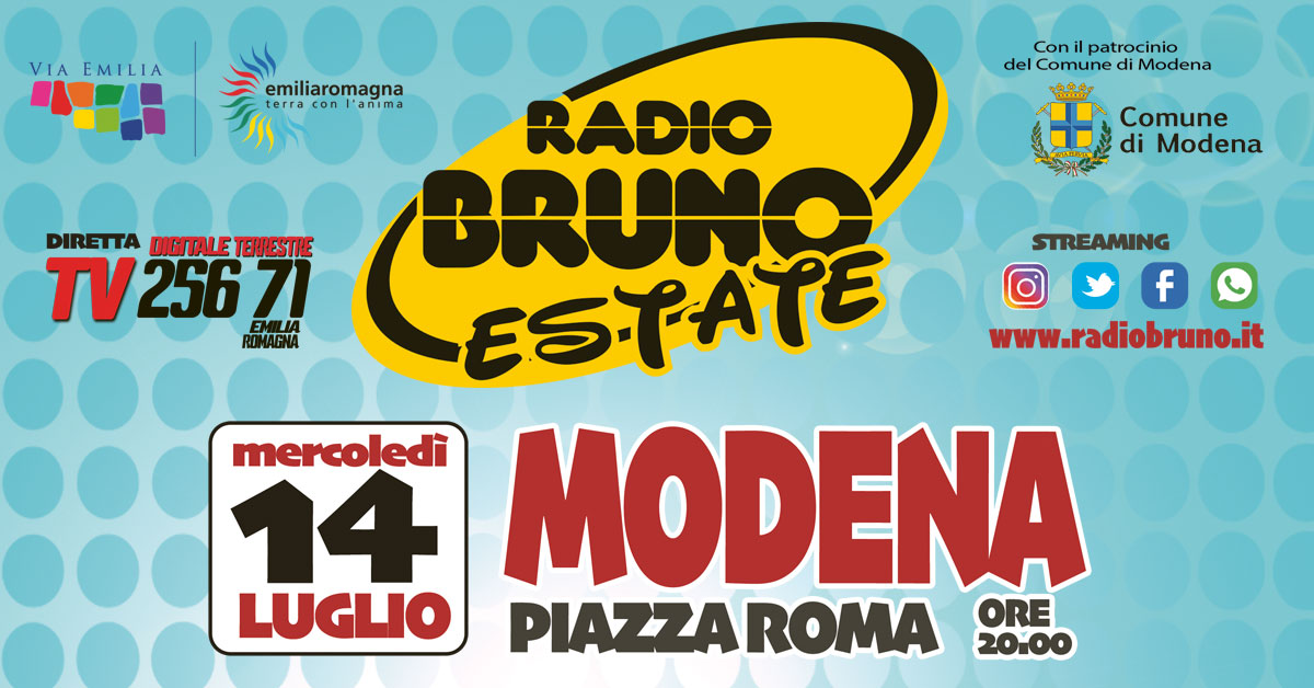 Radio Bruno Estate 2021 14 luglio Radio Bruno