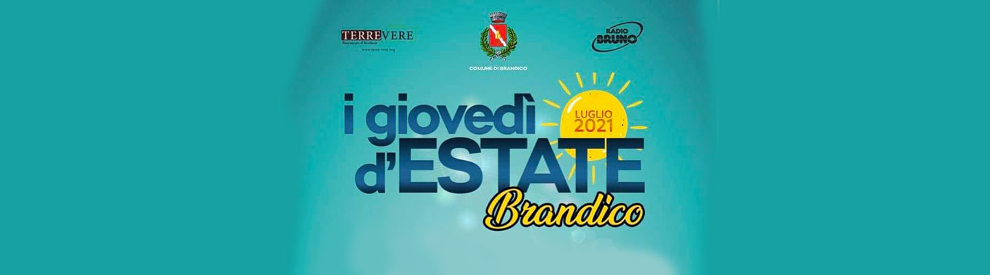 I giovedì d’ESTATE Brandico 2021