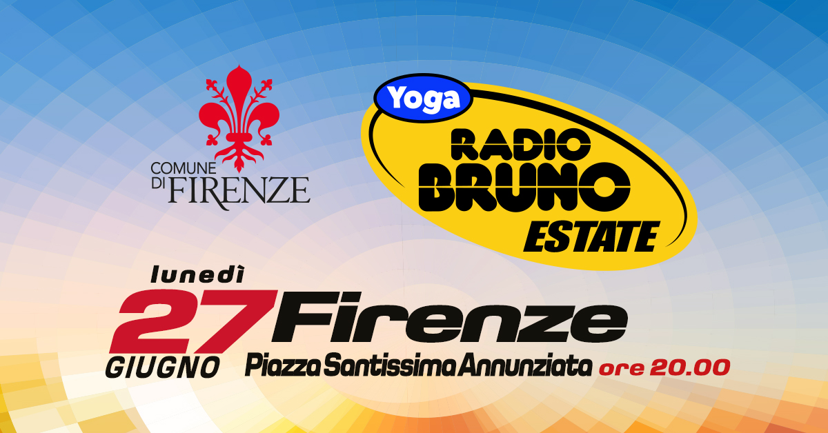 Yoga Radio Bruno Estate 2022 Firenze Radio Bruno