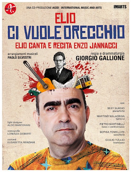 Elio Canta Jannacci al Teatro Puccini di Torre del Lago,vinci i biglietti con Radio Bruno