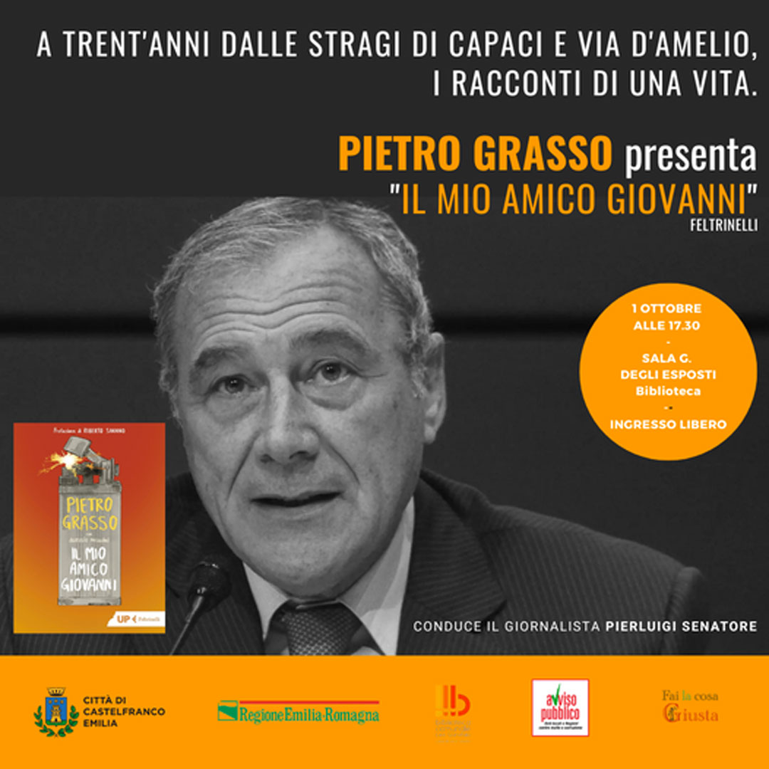 Pietro Grasso presenta "Il mio amico Giovanni"