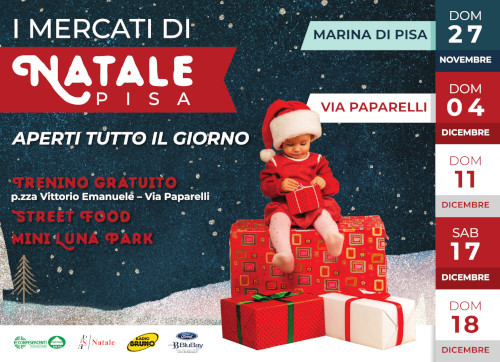 Mercati di Pisa il natale con Radio Bruno