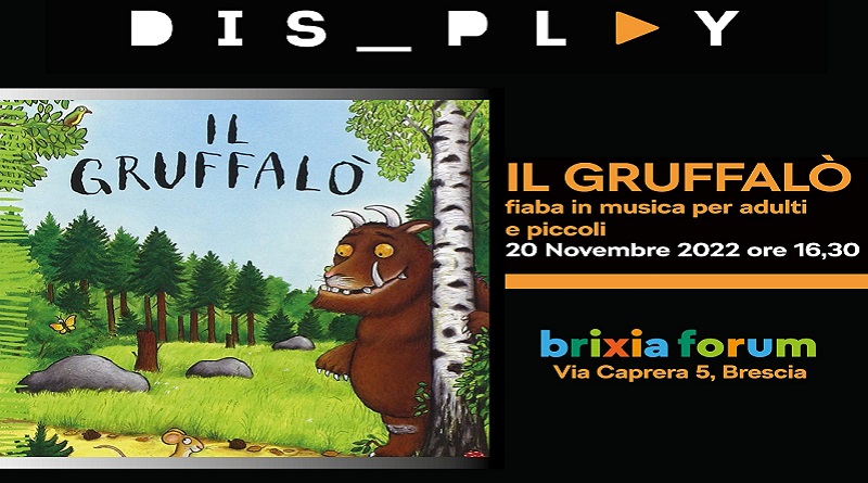 20 novembre: al Dis_Play va in scena “Il Gruffalò”