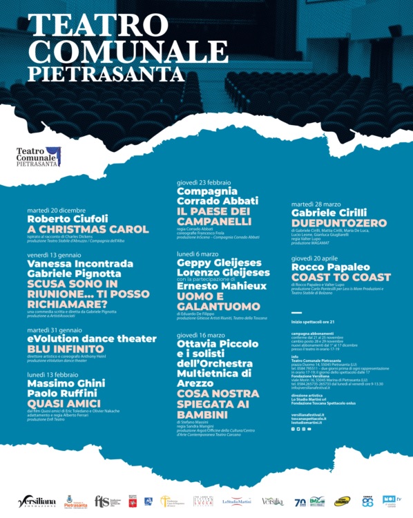 TEATRO COMUNALE PIETRASANTA stagione 2022-2023