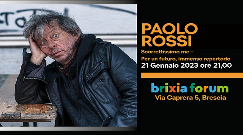 Arriva il 21 gennaio al teatro Display del BrixiaForum Paolo Rossi