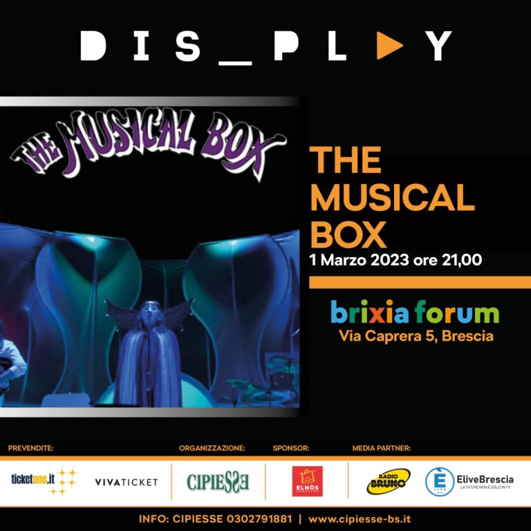 The Musical Box arriva al Brixia Forum l’1 Marzo 2023