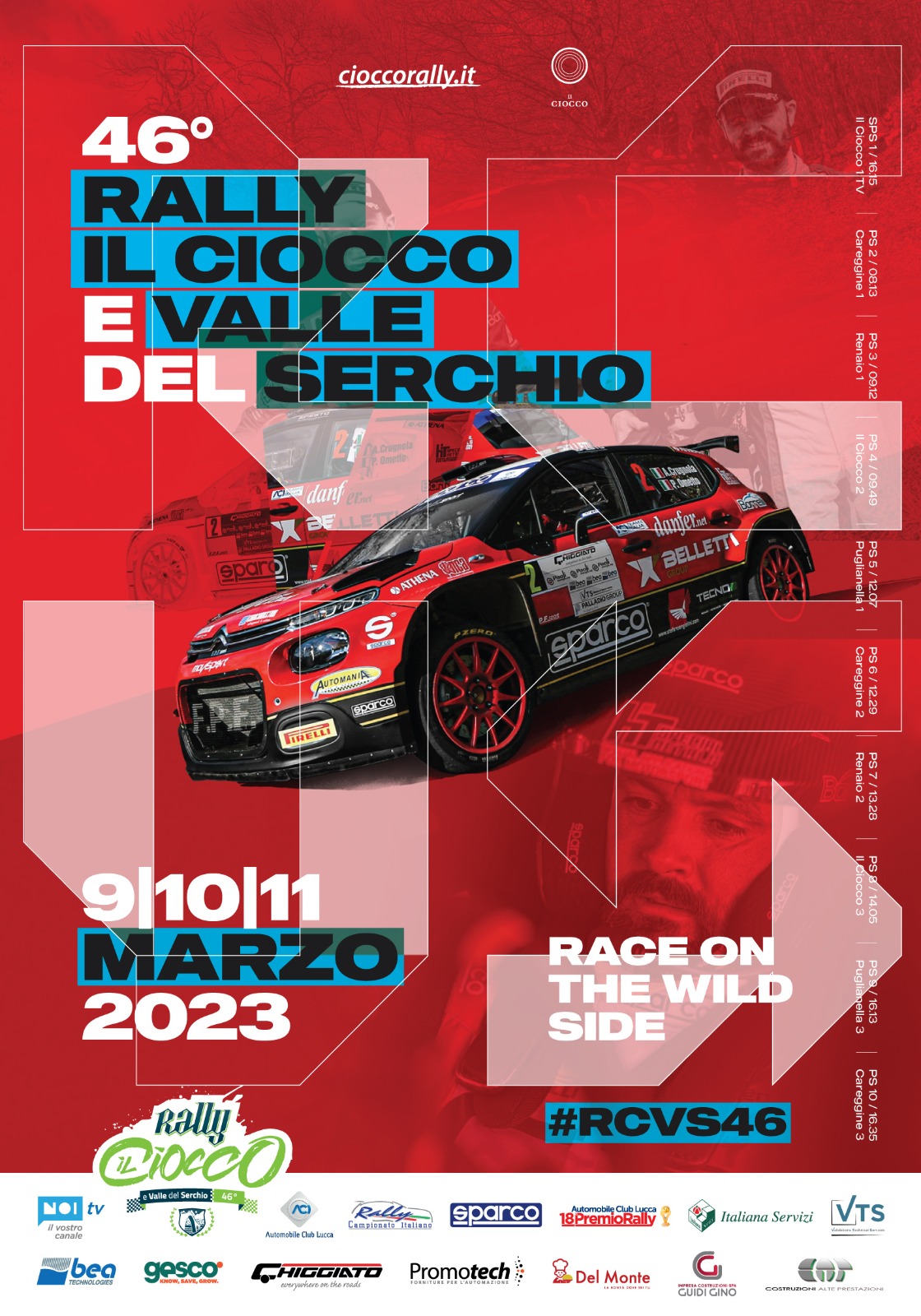 46° RALLY IL CIOCCO E VALLE DEL SERCHIO