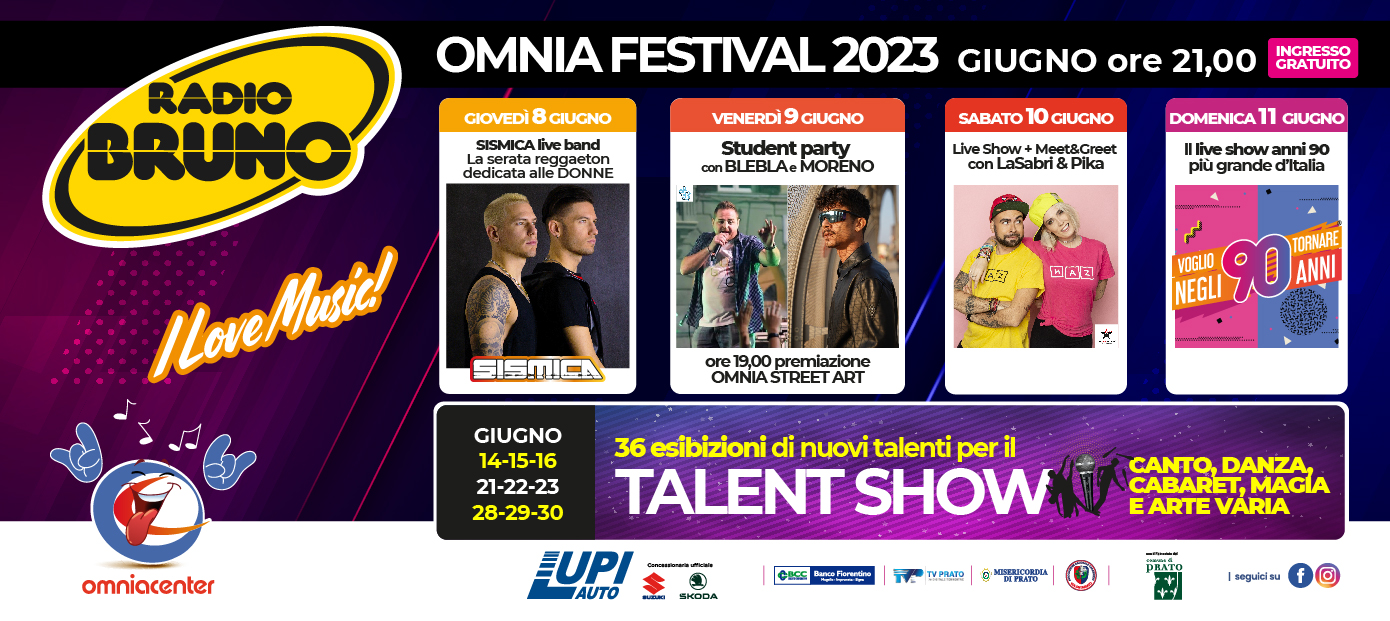 Radio Bruno Omnia Festival 2023!