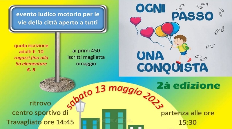 Ogni passo una conquista: sabato 13 maggio a Travagliato!