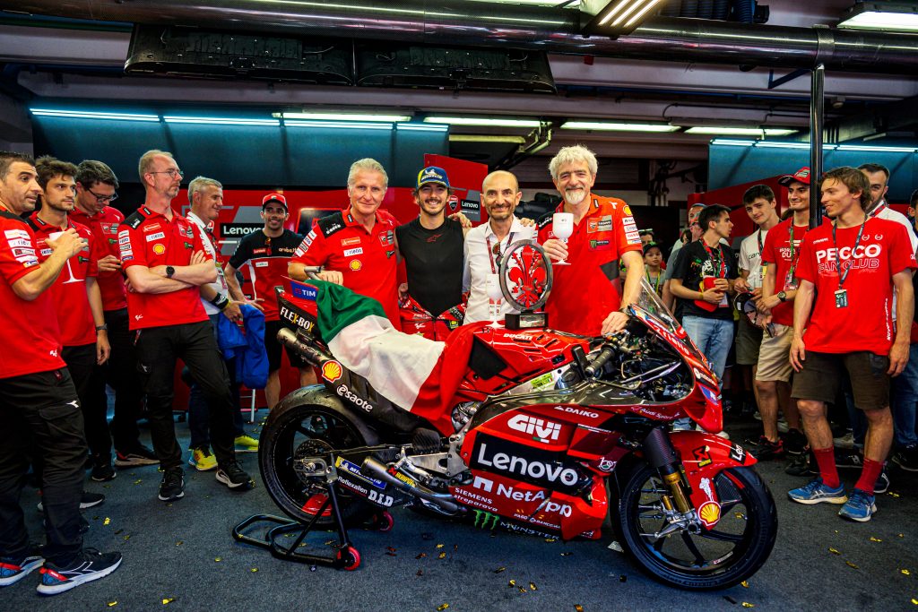 Ducati festeggia Pecco