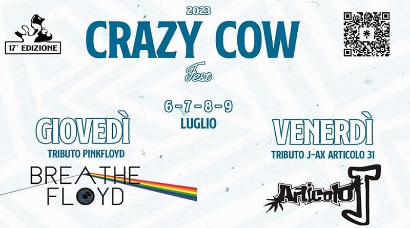 Crazy Cow 2023: a Paderno Franciacorta dal 6 al 9 luglio