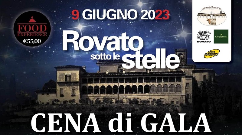 Rovato sotto le stelle: la Cena di Gala del 9 giugno