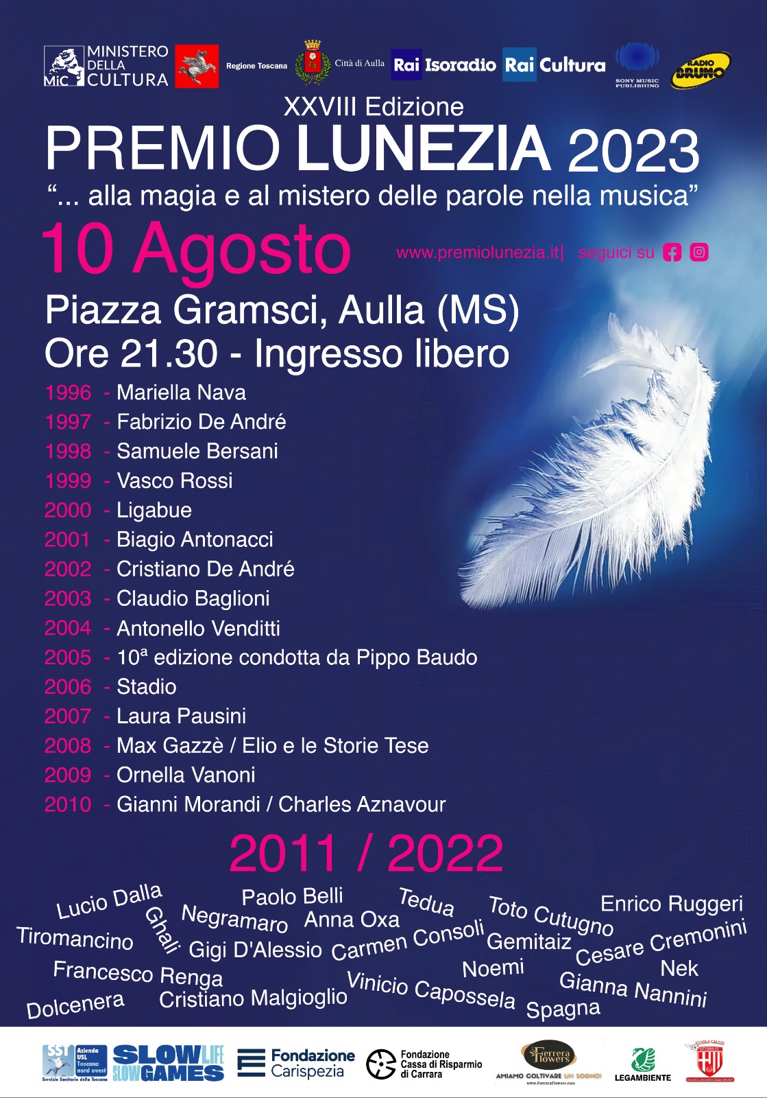 Premio Lunezia 2023