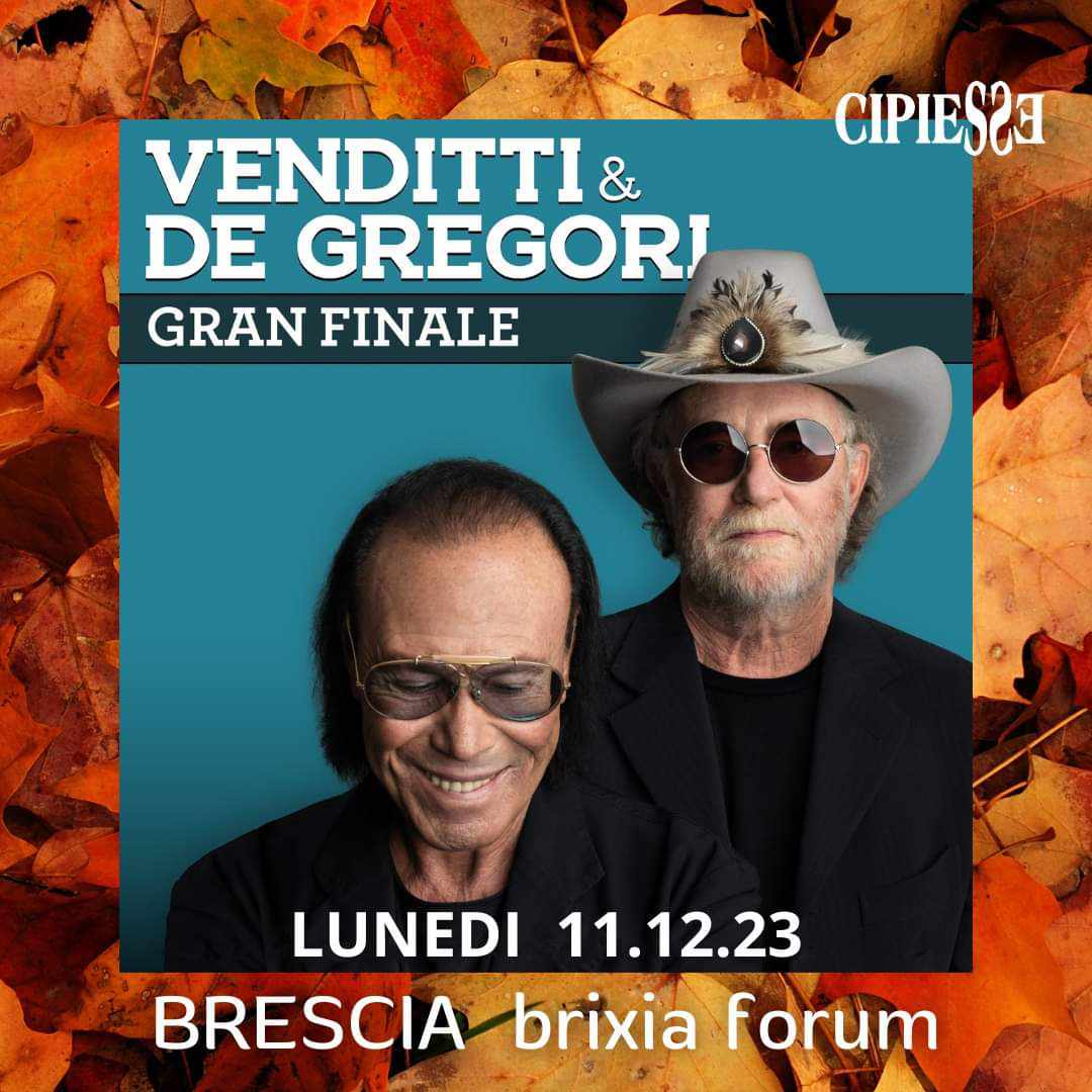 Venditti e De Gregori al Brixia Forum
