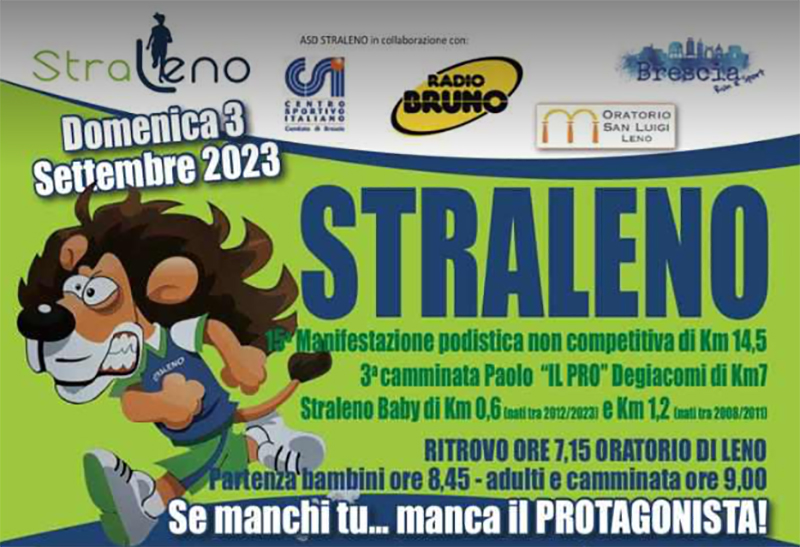 Domenica 3 Settembre arriva la Straleno