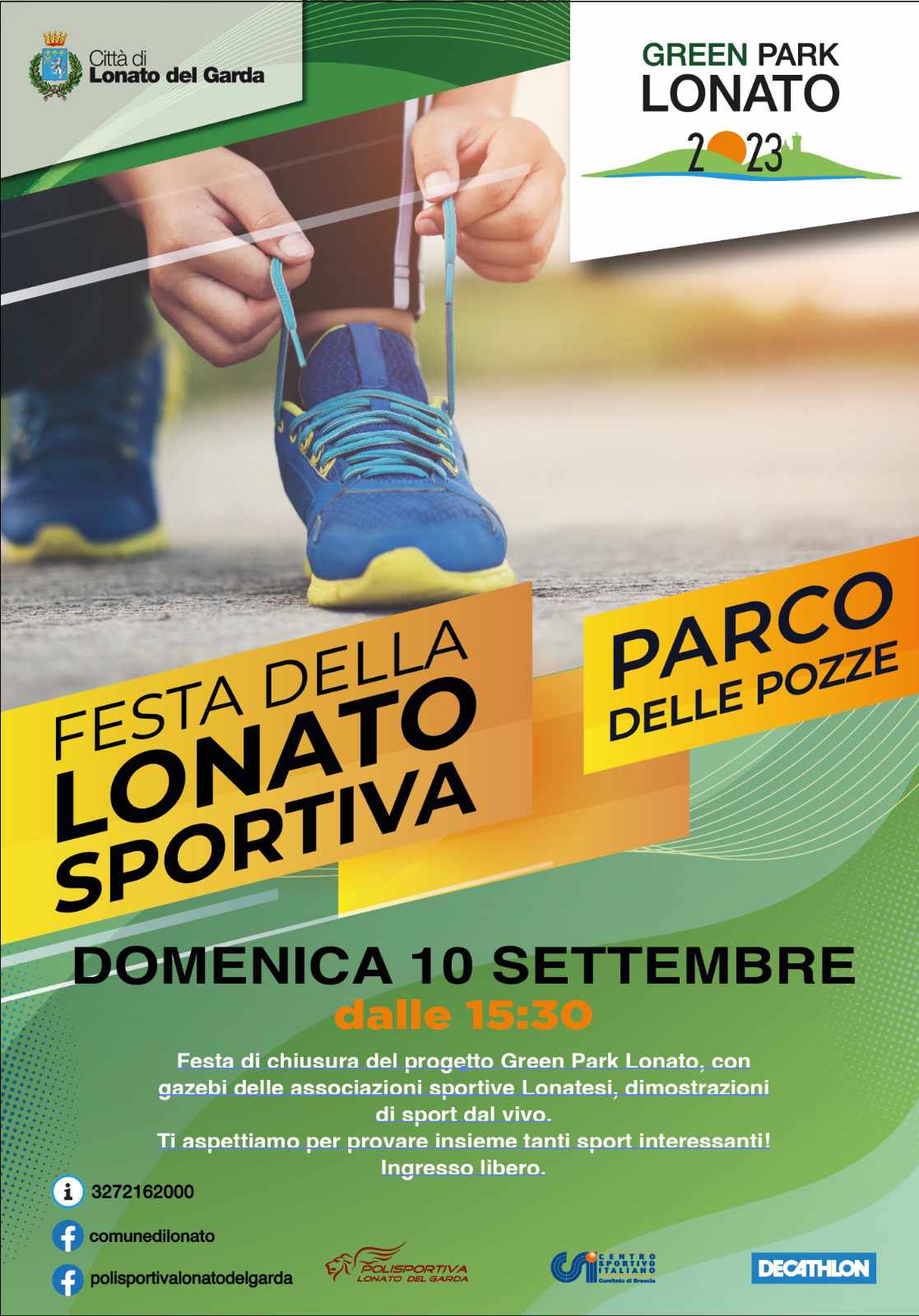 Domenica 10 Settembre Festa della Lonato sportiva