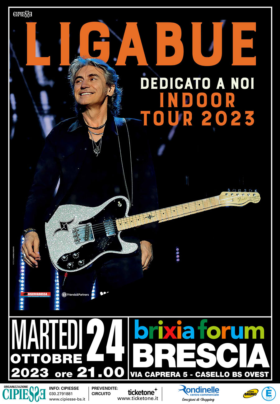 Ligabue - Indoor Tour 2023 - Dedicato a noi  a Brescia