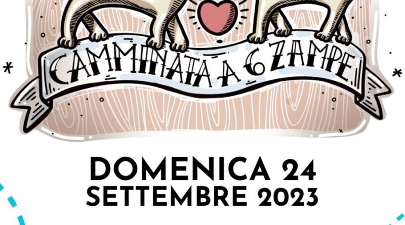 Domenica 24 Settembre Camminata a 6 zampe