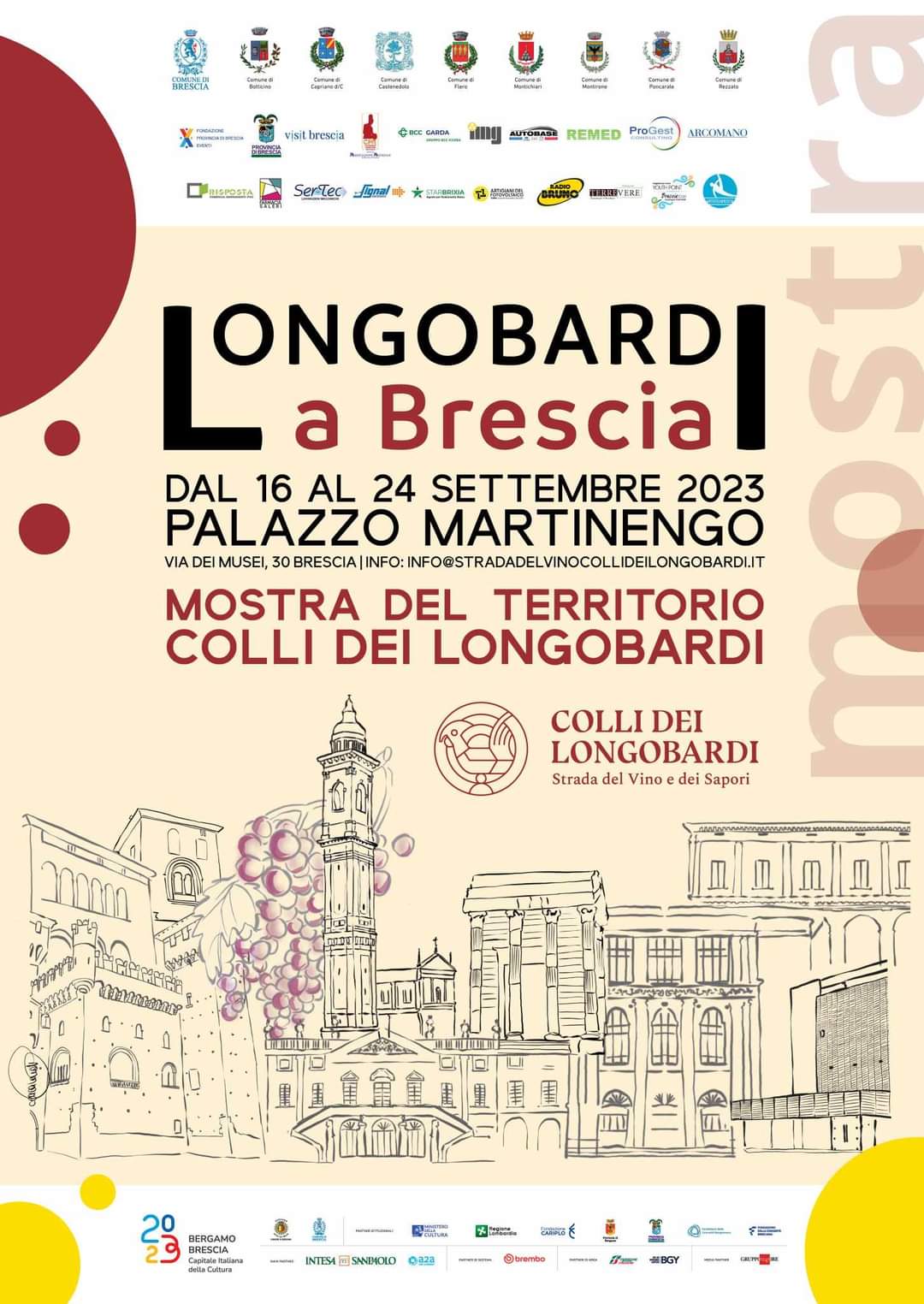 “Longobardi a Brescia” Palazzo Martinengo | 16-24 Settembre 2023