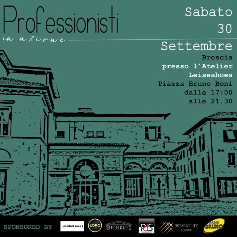Professionisti in azione: a Brescia, sabato 30 settembre!