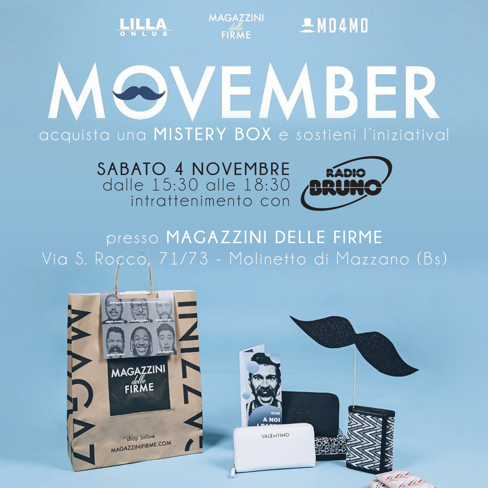 Magazzini delle Firme sostiene MOVEMBER