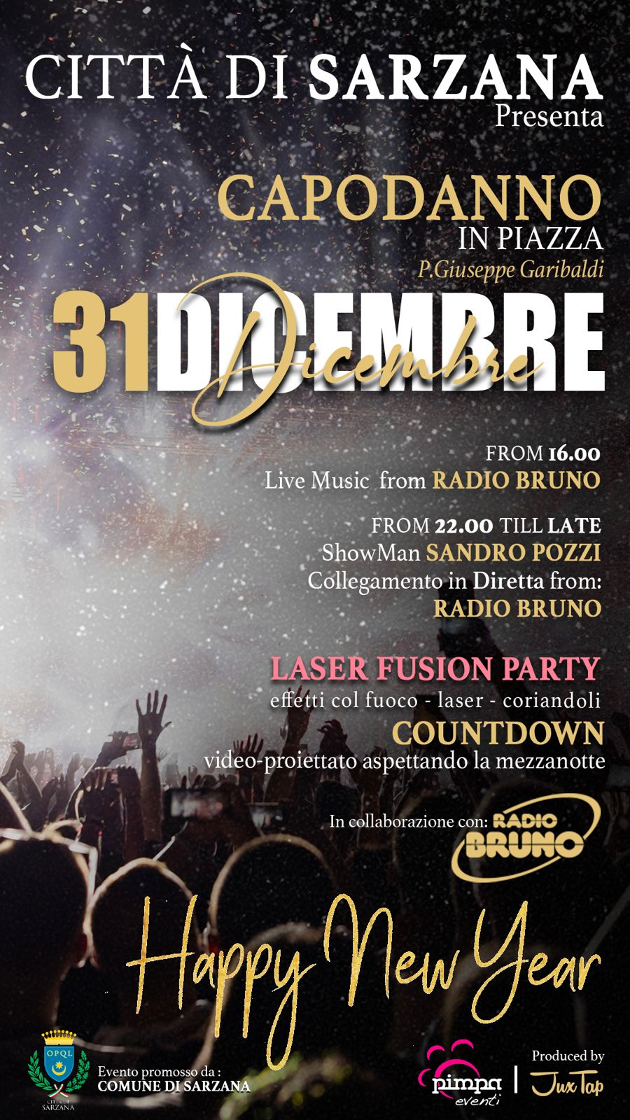 Capodanno Sarzana con Radio Bruno