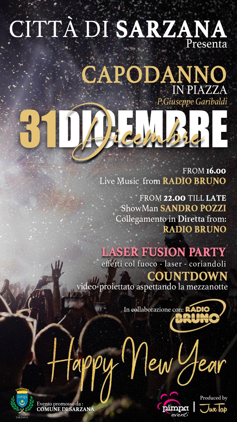 Capodanno Sarzana con Radio Bruno