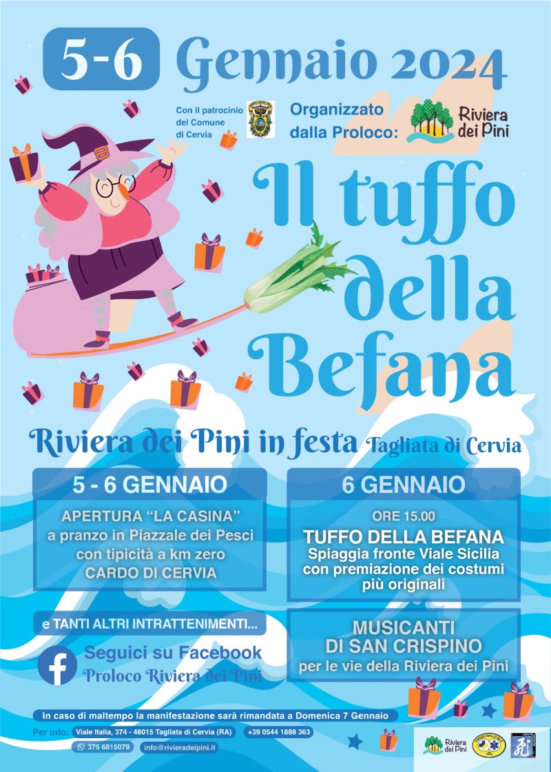 Tuffo della Befana - evento posticipato al 14 gennaio