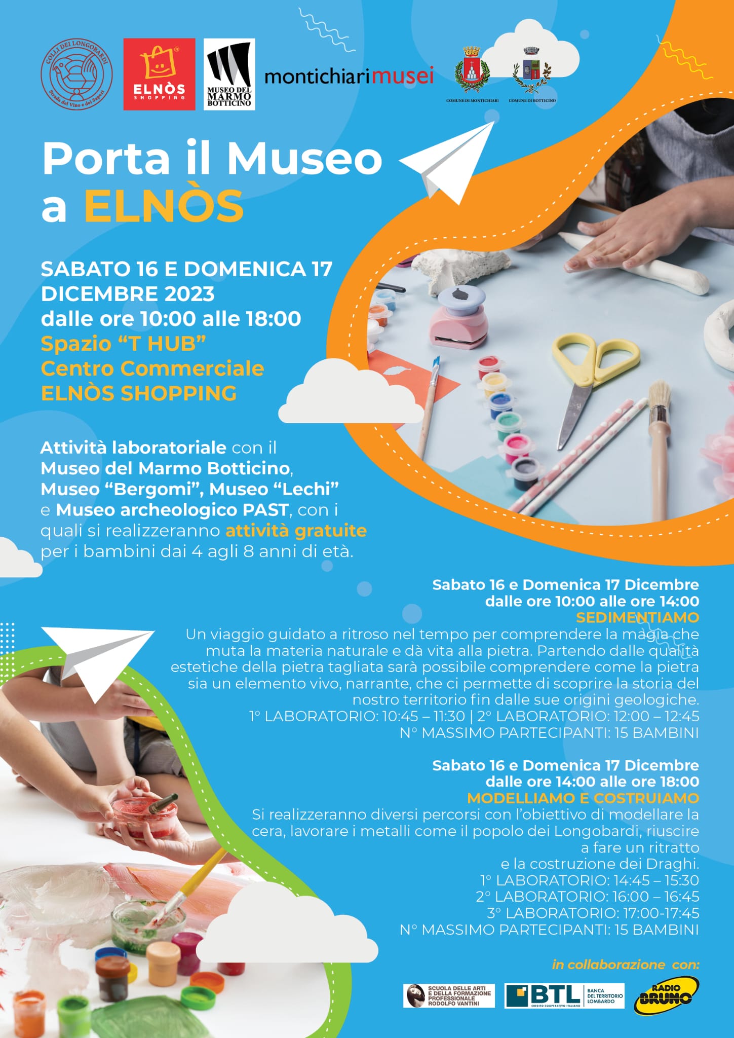 Sabato 16 e domenica 17 dicembre “Porta il Museo a Elnòs”