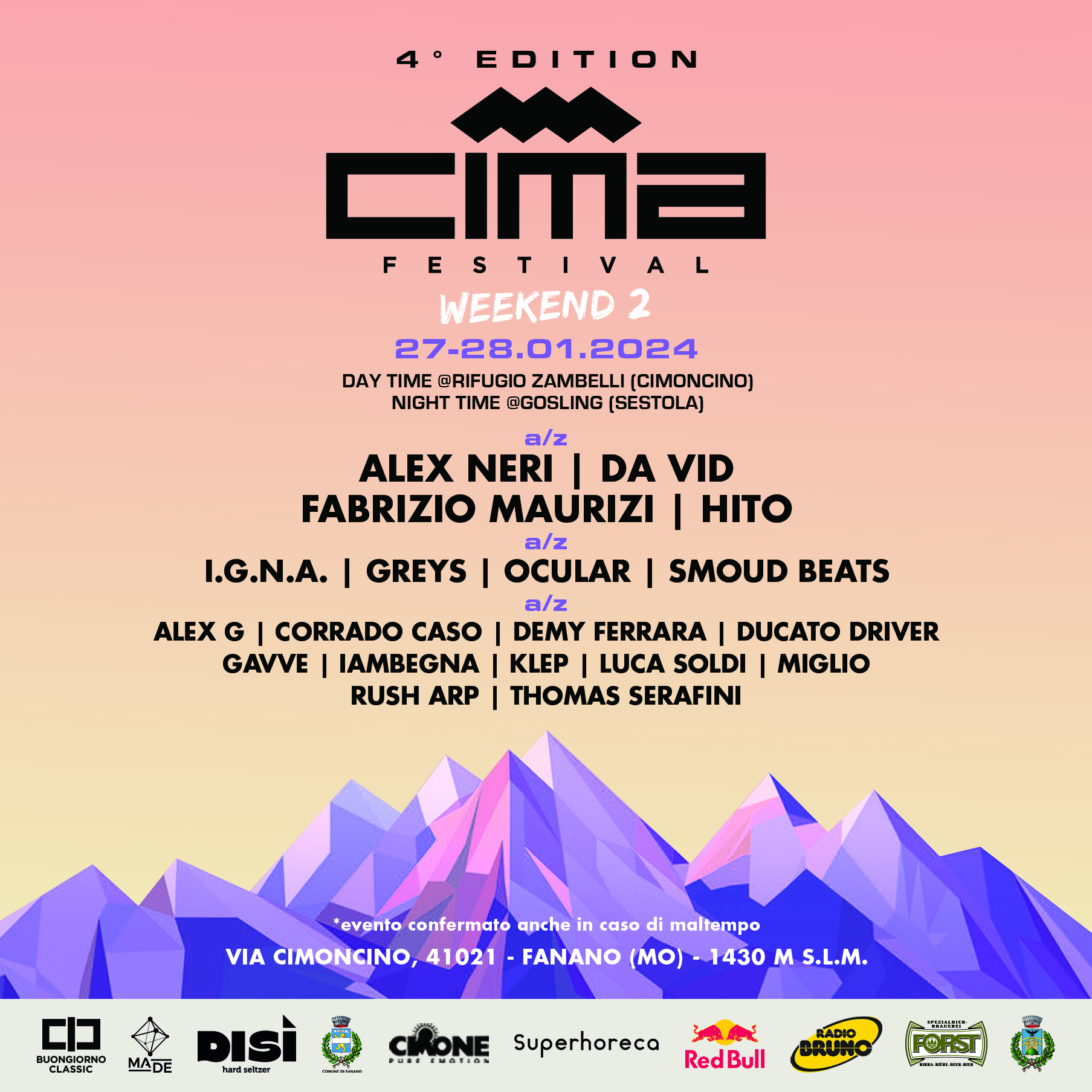 CIMA Festival - Week 2