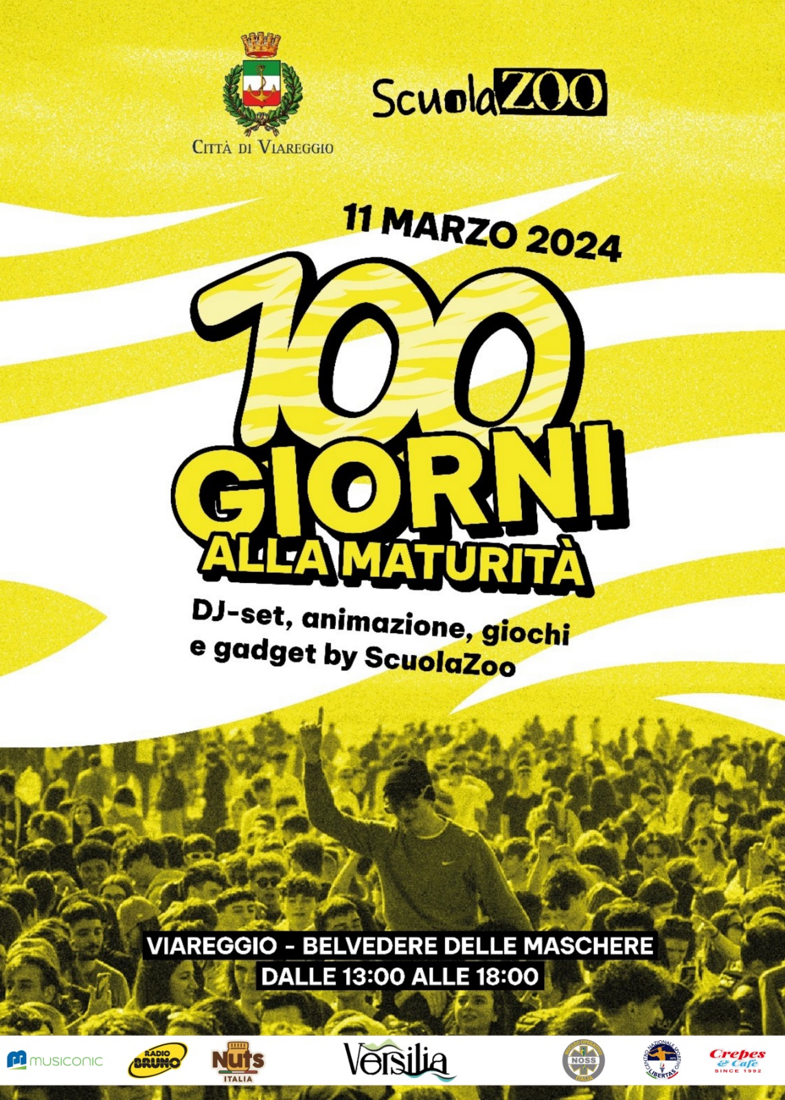 100 Giorni all'esame con Radio Bruno a Viareggio