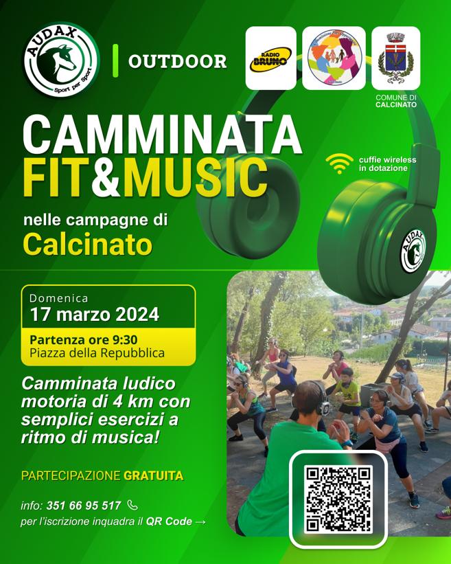 Camminata Fit&Music nelle campagne di Calcinato!