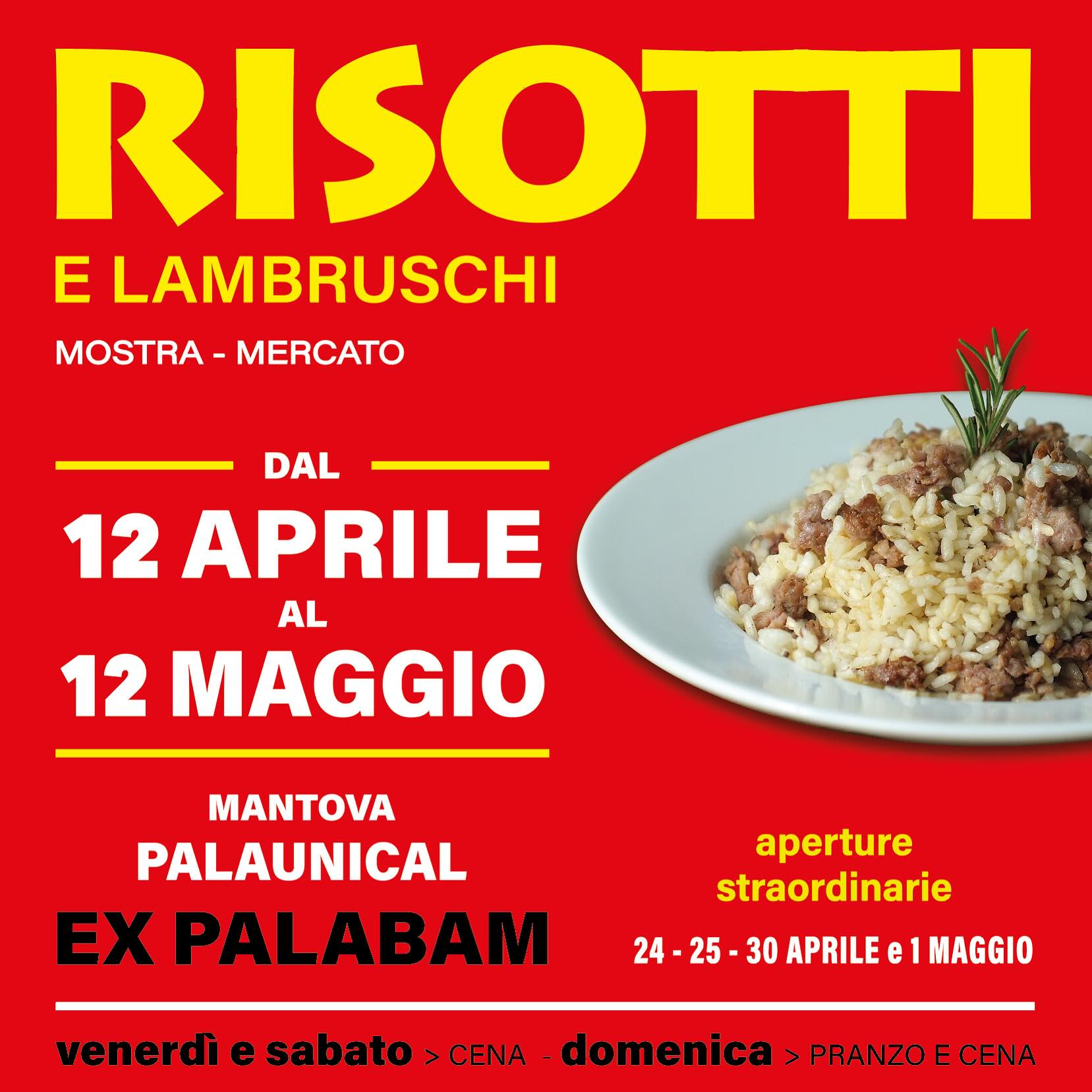 Risotti e Lambruschi