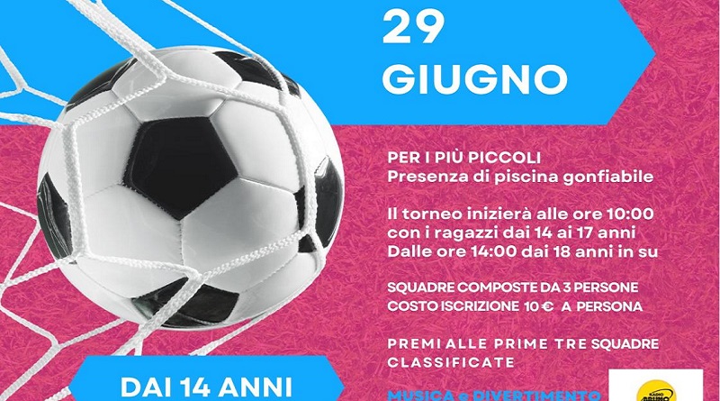 Il 29 giugno a Pertica Alta il torneo di calcio saponato