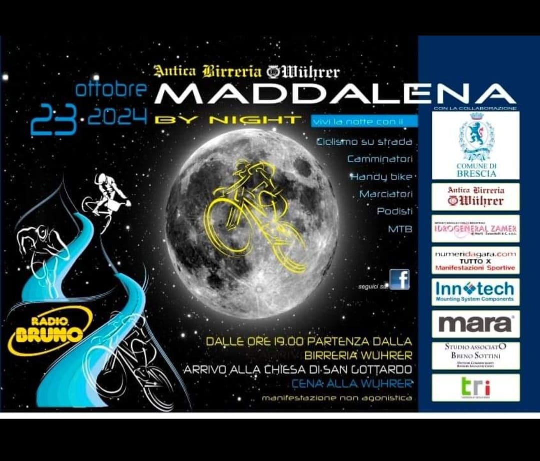 Maddalena by night: in arrivo il 23 ottobre con partenza dalla birreria Wuhrer