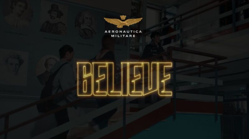 A Milano la presentazione ufficiale di Believe, il cortometraggio dell’Aeronautica Militare