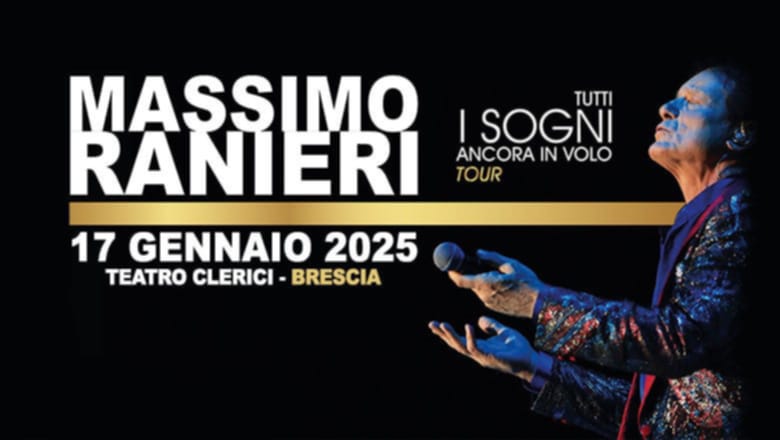 Al Teatro Clerici il 17 Gennaio arriva Massimo Ranieri