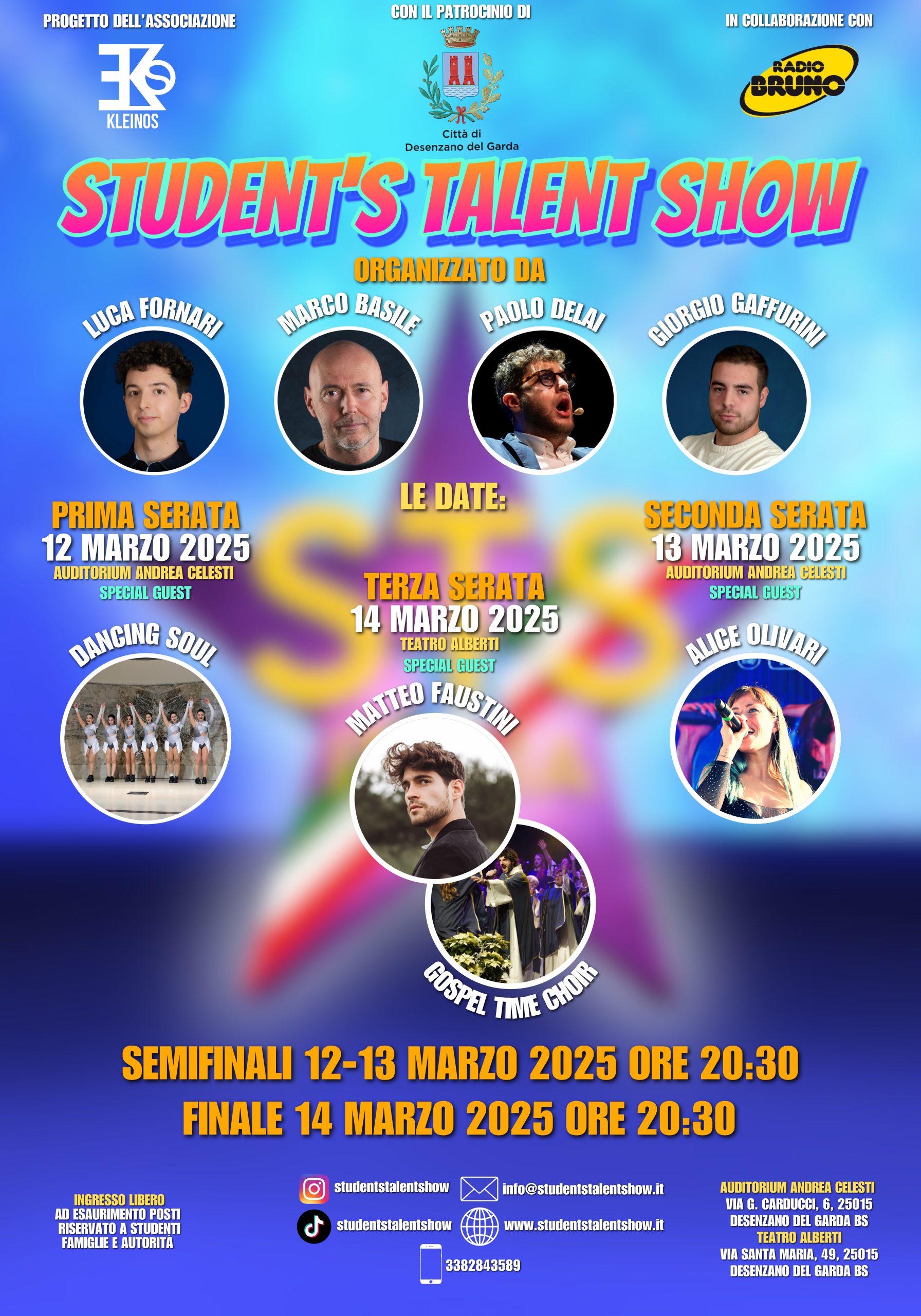 Student's Talent Show 2025! Un evento imperdibile dal 12 al 14 marzo