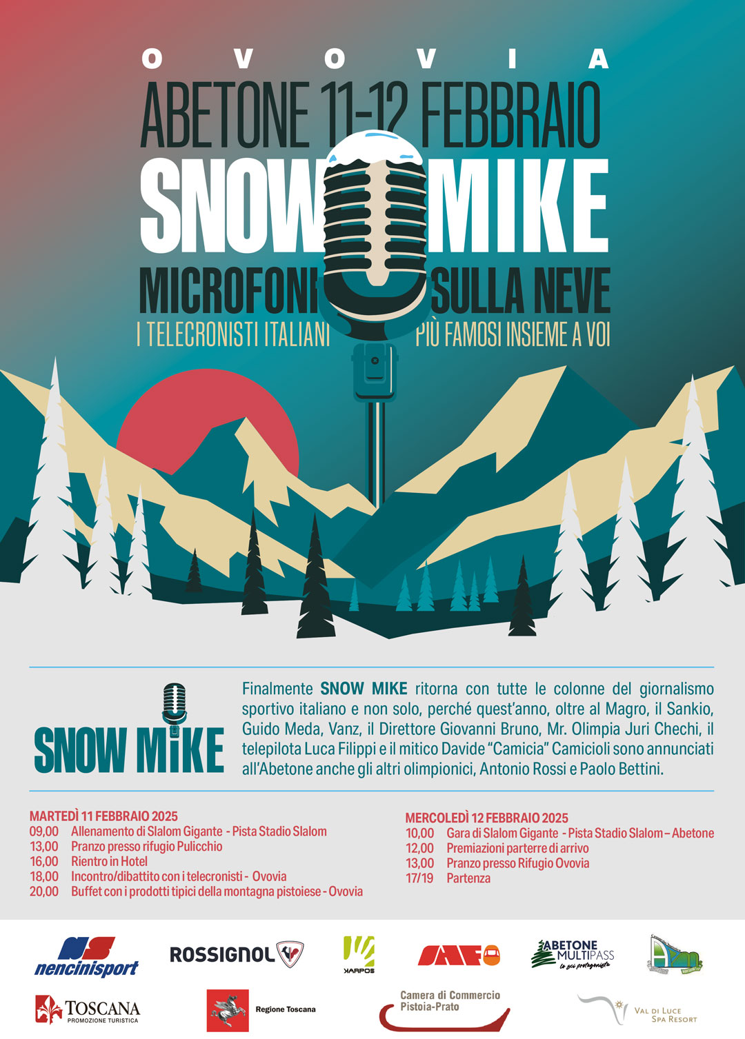 Snow Mike - Microfoni sulla neve