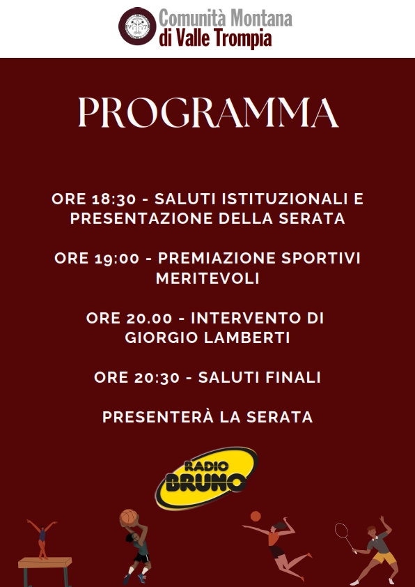 Torna il premio al merito sportivo della Valle Trompia