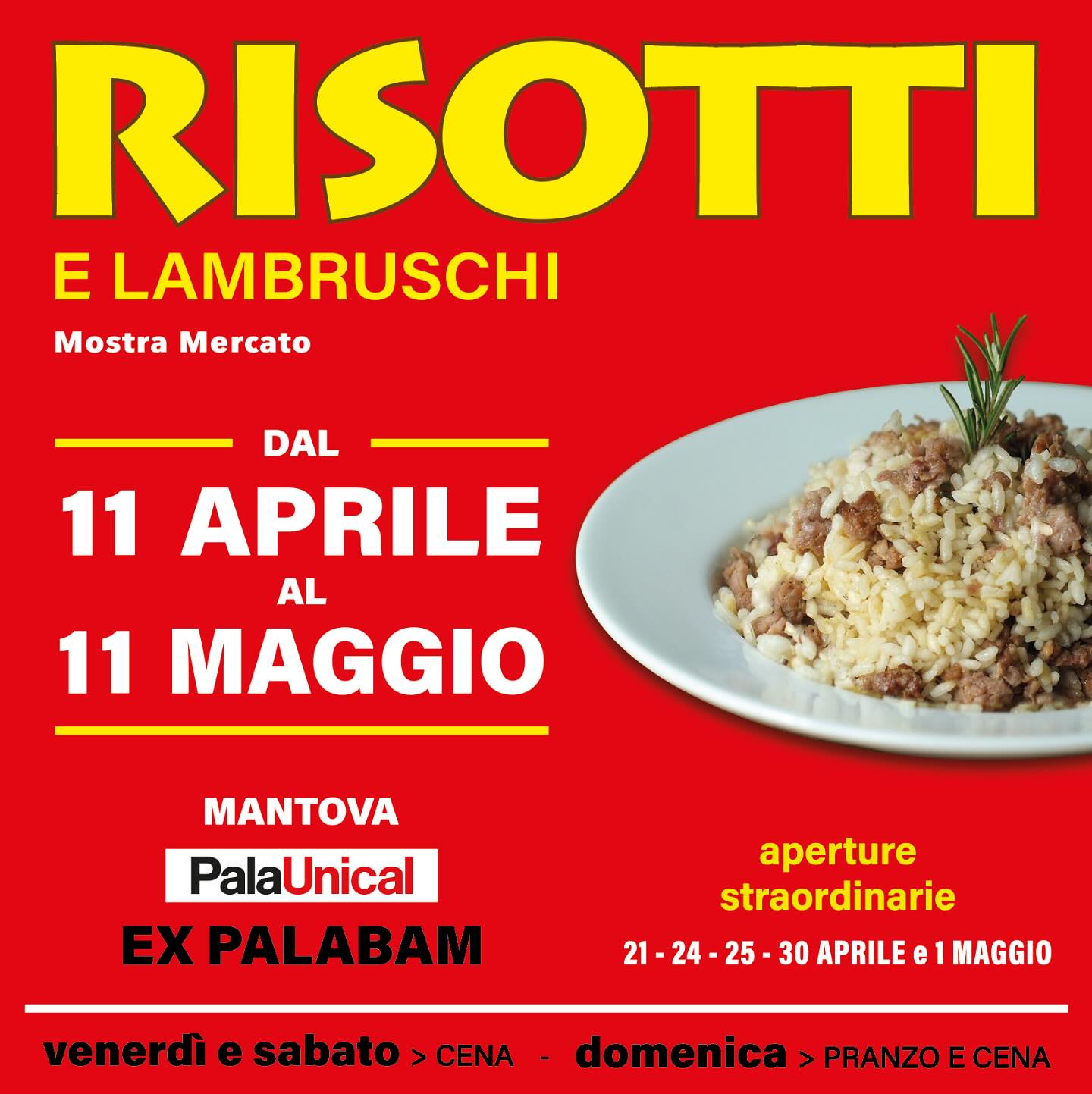 Risotti e Lambruschi a Mantova