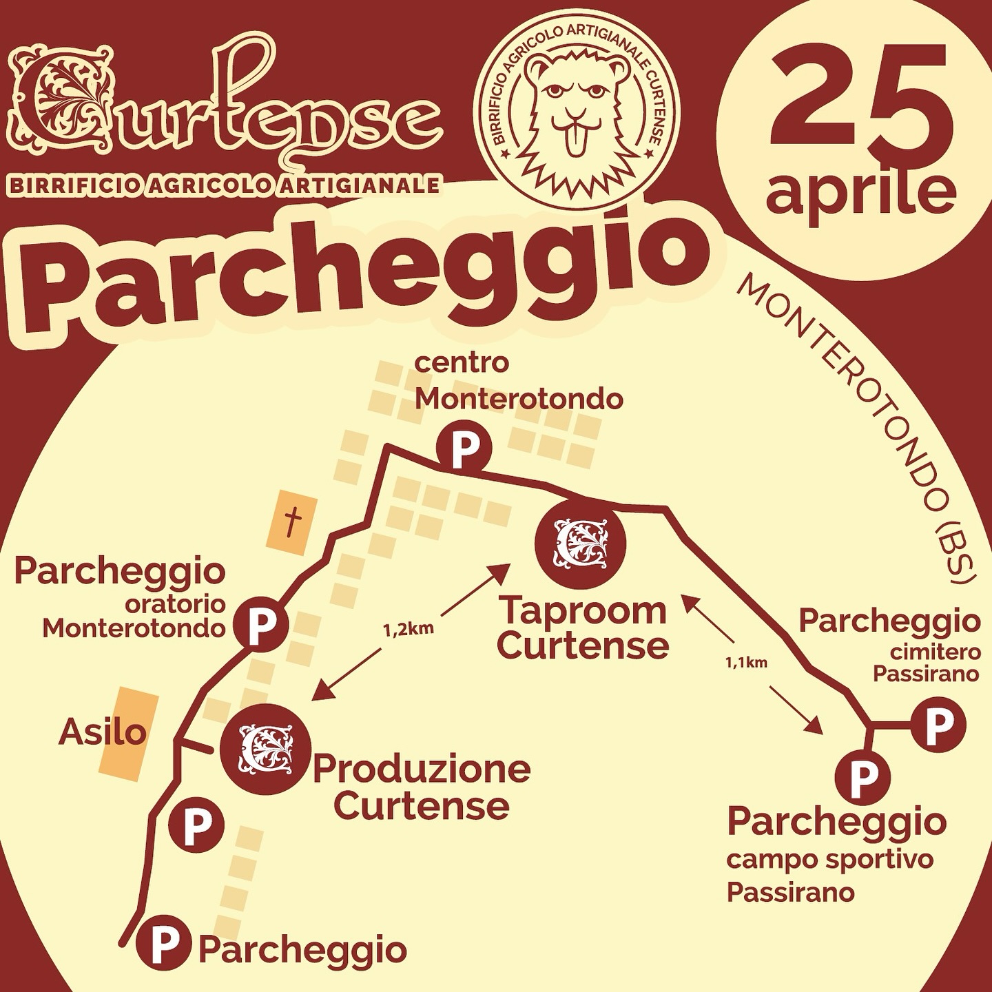 25 aprile al birrificio Curtense Una giornata imperdibile tra birra artigianale, musica e buon cibo!