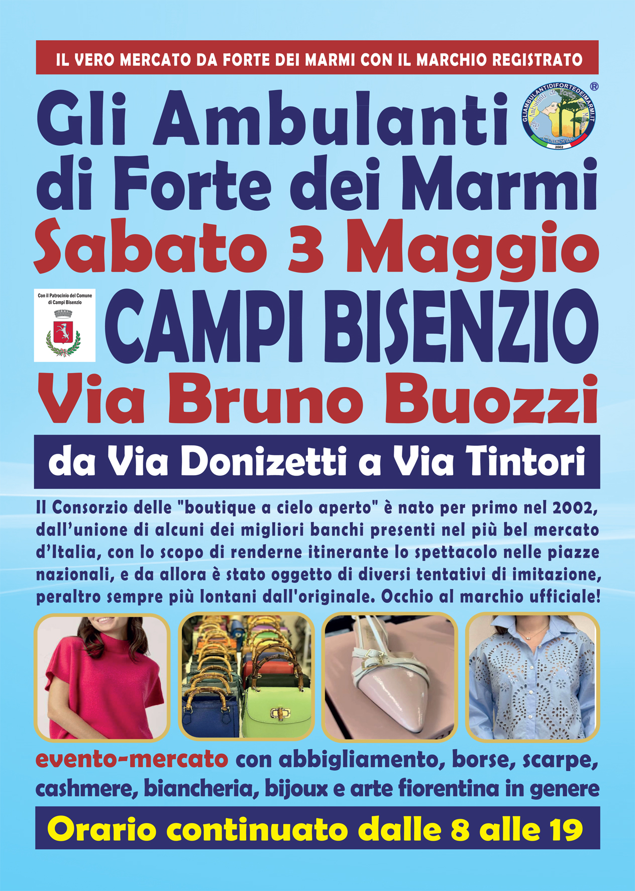 "Gli Ambulanti di Forte dei Marmi®” a Campi Bisenzio